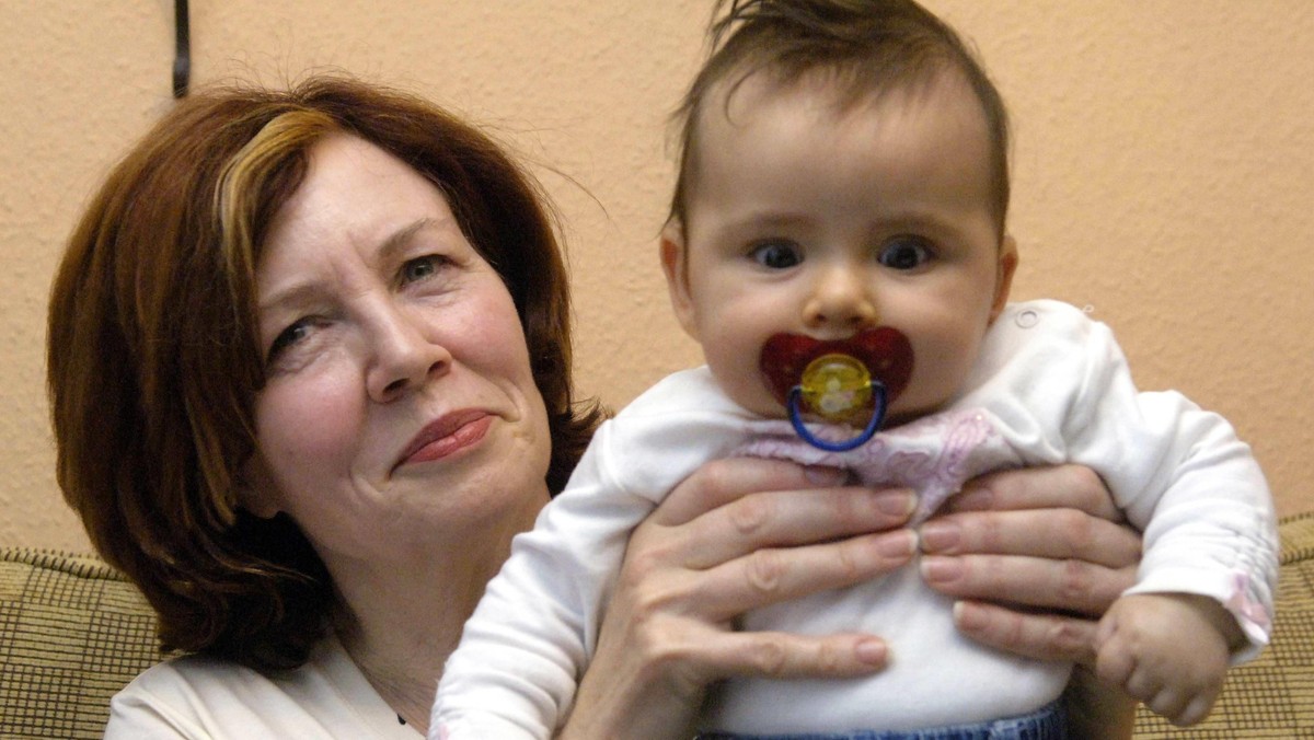 55-year-old mother with daughter