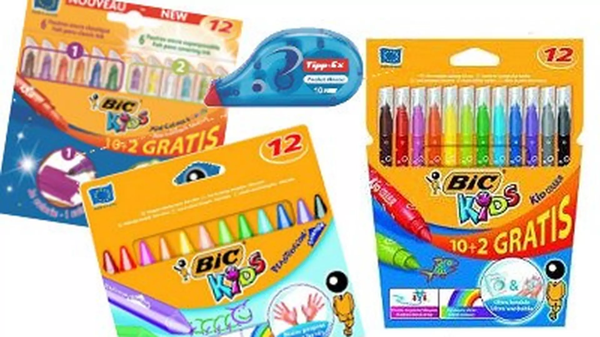 Wracamy do szkoły: kolorowe kredki i flamastry od marki BIC