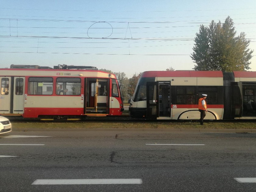 zderzenie tramwajów
