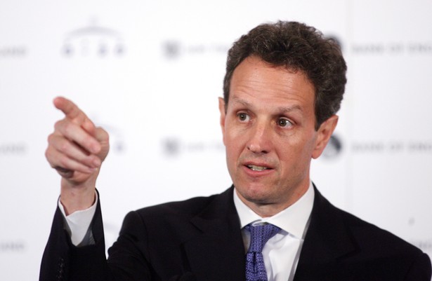 Timothy Geithner, sekretarz stanu USA, Fot. Bloomberg