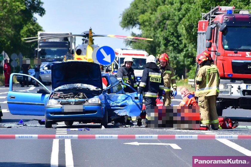 Makabryczny wypadek. 77-latek zderzył się z motocyklistą. Obaj nie żyją