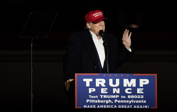 Donald Trump w Moon Township w stanie Pensylwania, 6.11.2016