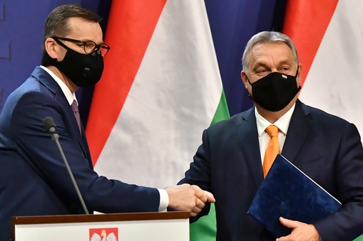 Mateusz Morawiecki i Viktor Orban