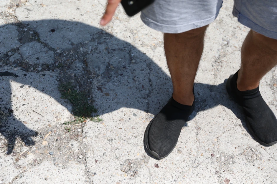 Tragovi krvi na mestu gde je muškarac pretučen