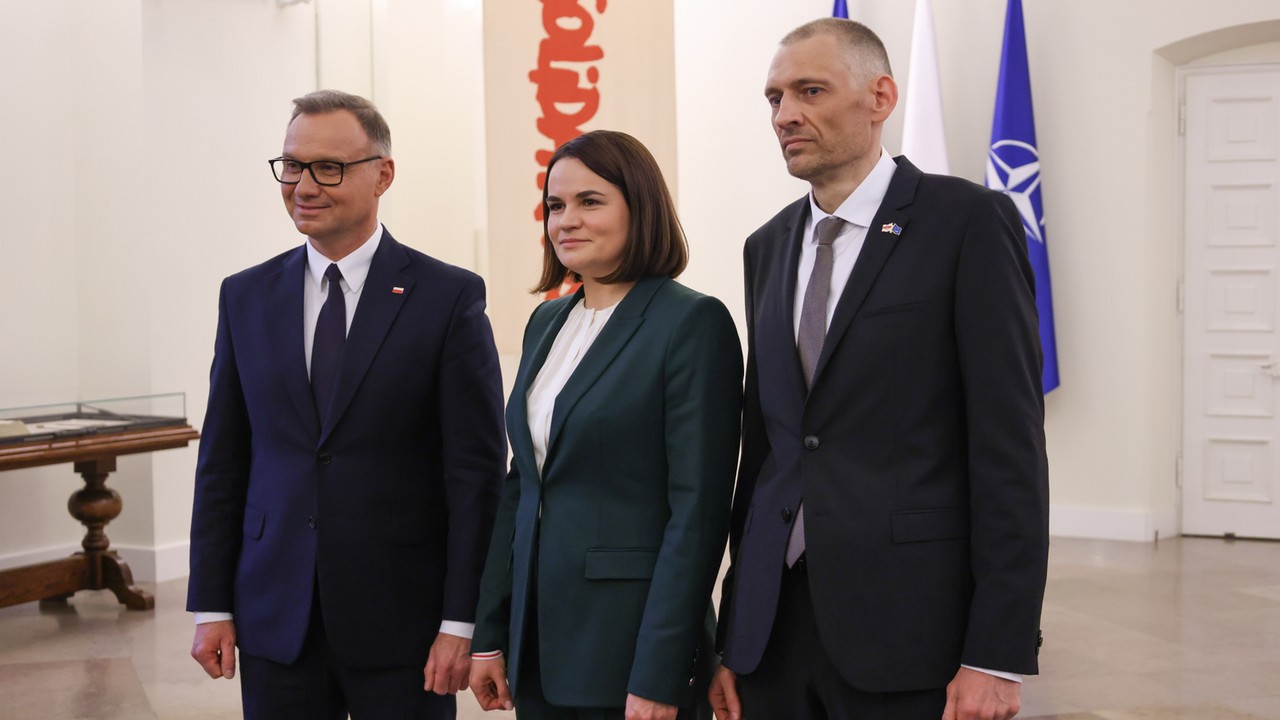 Andrzej Duda przyjął liderów białoruskiej opozycji