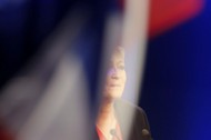 Marine Le Pen, French National Front political party candidate for French 2017 presidential election