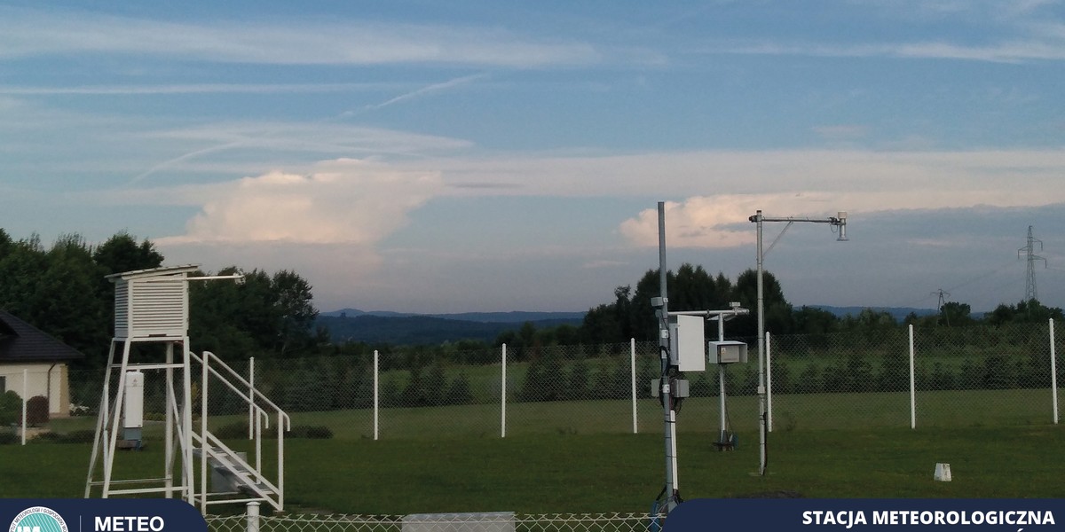 Stacja meteorologiczna w Krośnie, fot. Wioletta Bogaczyk, METEO IMGW-PIB