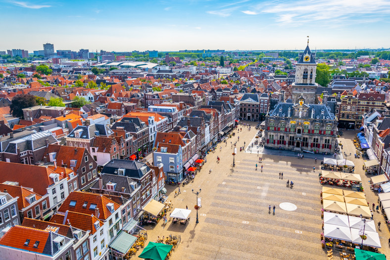 Rynek i Ratusz w Delft