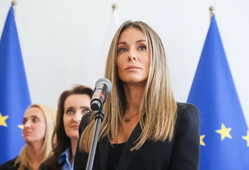 Małgorzata Rozenek-Majdan na konferencji prasowej &quot;Tak dla In Vitro&quot; Fot. Piotr Molecki/East News