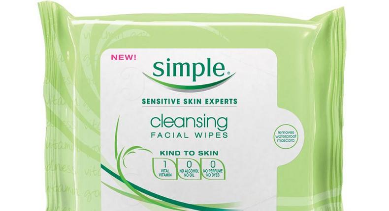 Simple Cleansing Facial Wipes