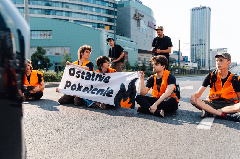 Ostatnie Pokolenie protestuje w Warszawie