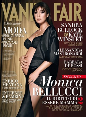 Monica Bellucci w "Vanity Fair"