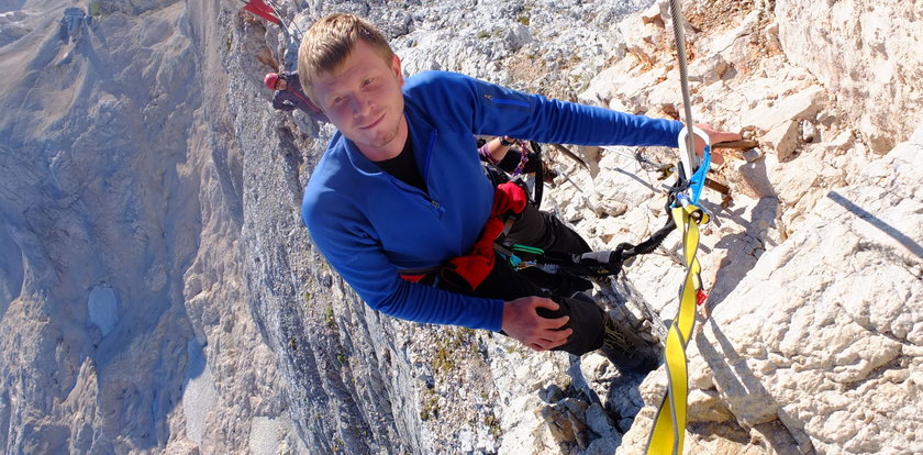 Niewidomy Polak zdobył Mont Blanc i rusza na Elbrus