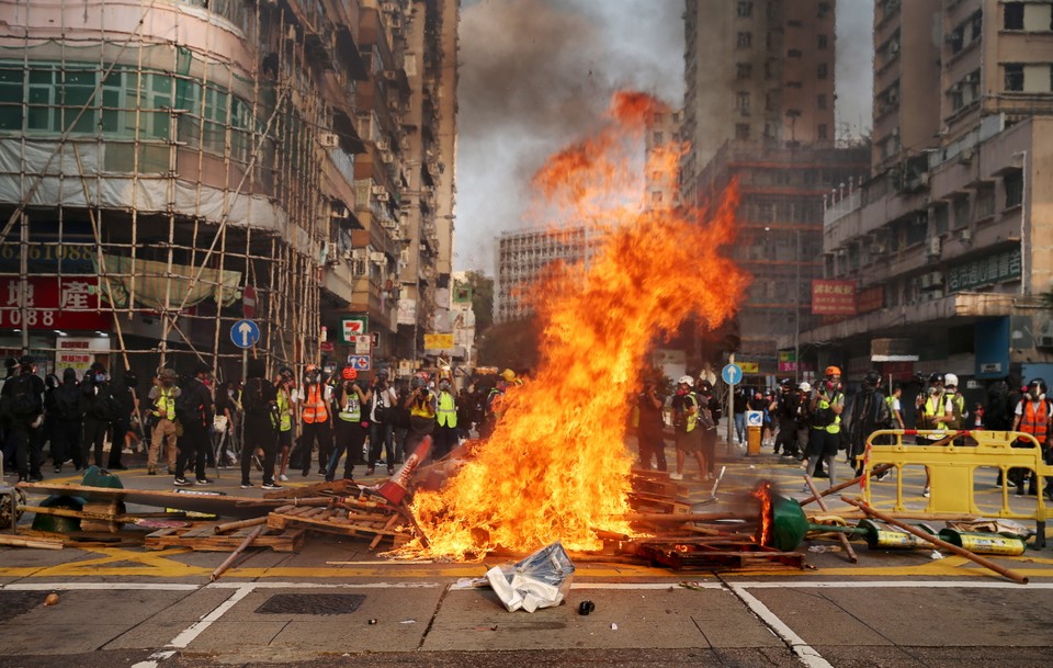 Protesty w Hongkongu