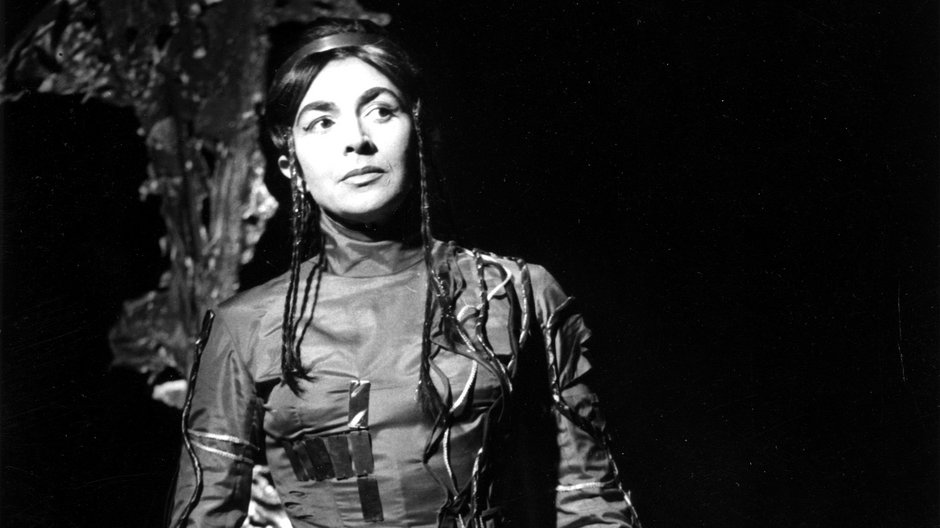 Zofia Rysiówna jako Berenika w sztuce "Berenika" (1962)