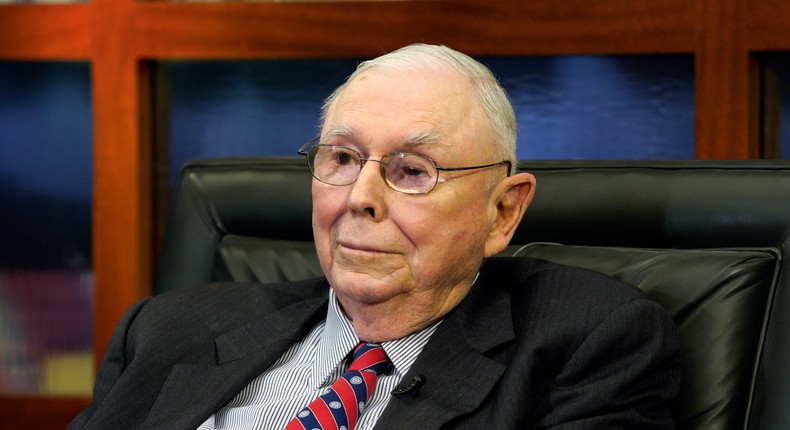 Charlie Munger died Tuesday at age 99. Nati Harnik/AP