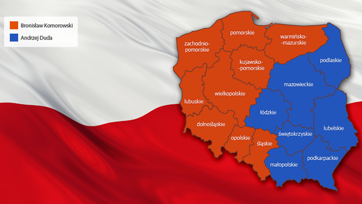 To, jak w majowych wyborach prezydenckich rozłożyły się głosy na Andrzeja Dudę i Bronisława Komorowskiego, znajduje odbicie w podziale Polski podczas zaborów. O wciąż obecnych historycznych zaszłościach pisze na stronach "Politico" Jan Cieński.