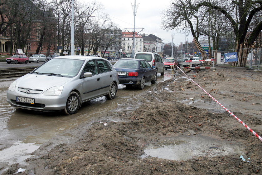 Tak wyglądają okolice budowy Forum Gdańsk