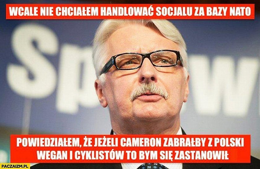 Urodziny Witolda Waszczykowskiego. Najlepsze memy