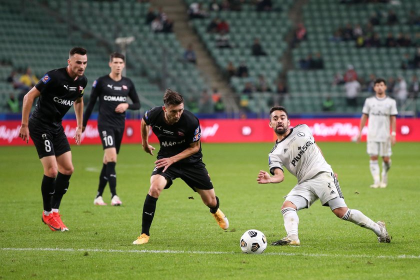 Pilka nozna. Superpuchar. Legia Warszawa - Cracovia. 09.10.2020