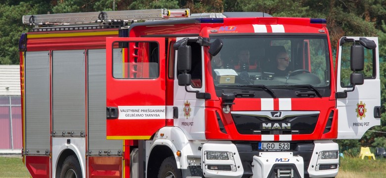 Wybuch gazociągu łączącego Litwę z Łotwą [WIDEO]