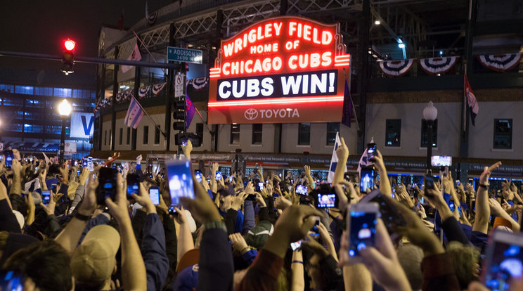 A Chicago Cubs sikerétől egész Amerika lázba jött /Fotó: AFP
