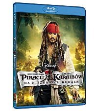 "Piraci z Karaibów: Na nieznanych wodach" - okładka Blu-ray