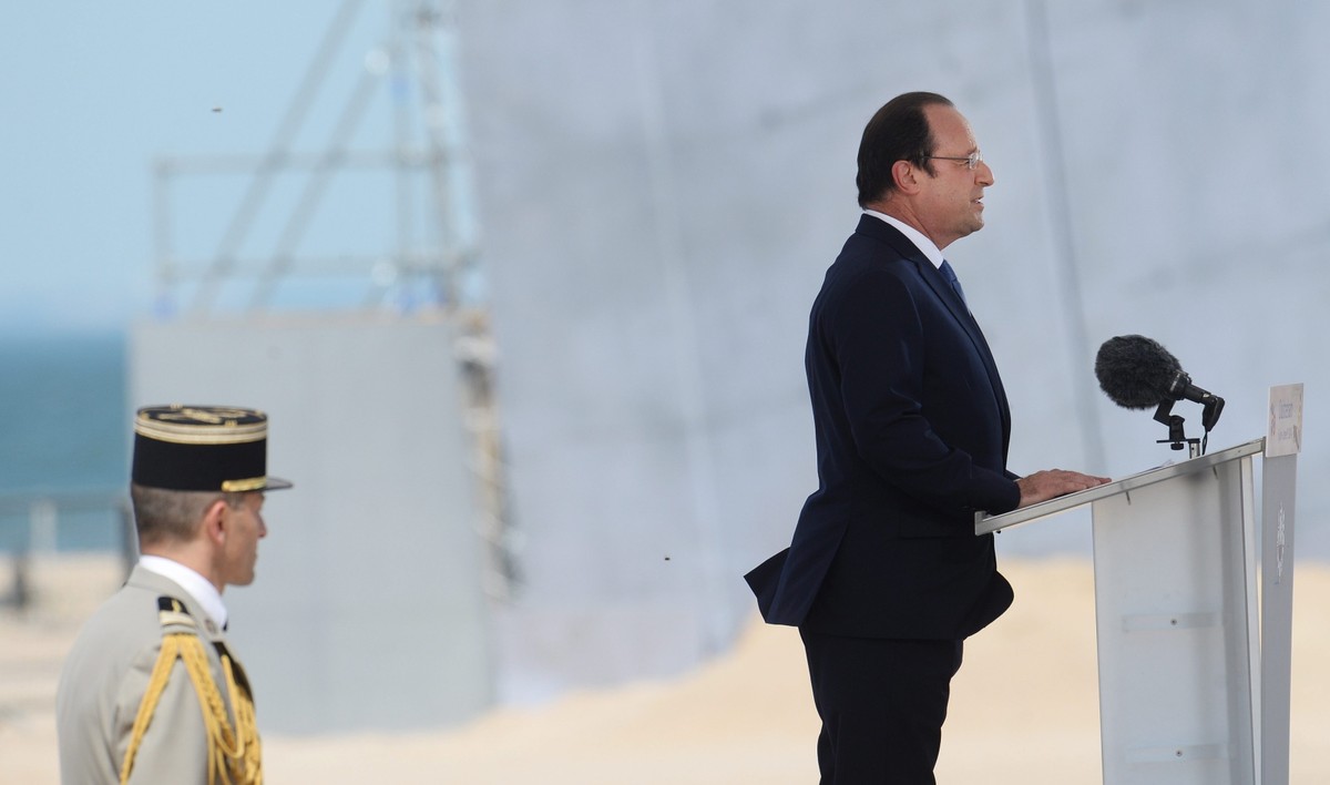 Prezydent Francji Francois Hollande