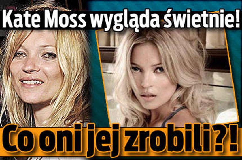 Kate Moss wygląda jak nastolatka! Co oni jej zrobili?!