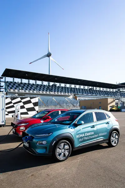 Hyundai Kona Elektro - bicie rekordu