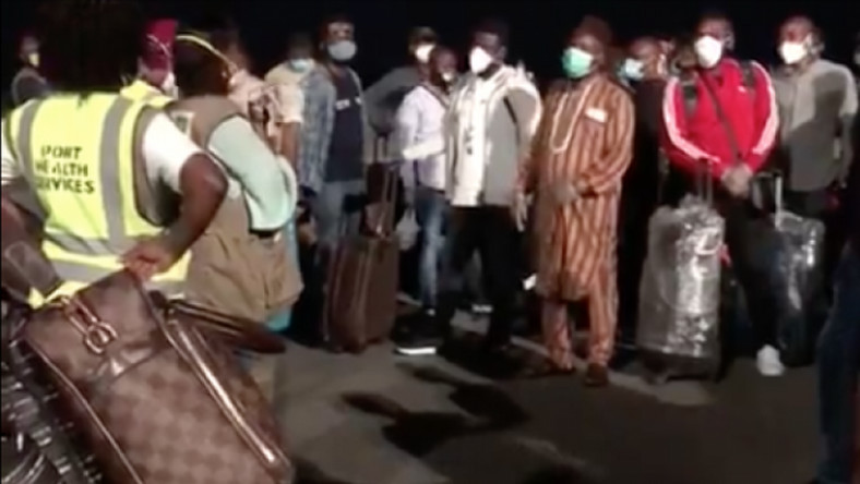 The returnees from Dubai arrived on Wednesday, May 6, 2020. (TheCable)
