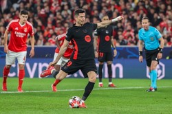 Lewandowski po meczu z Benficą: To był najbardziej absurdalny mecz, w którym zagrałem