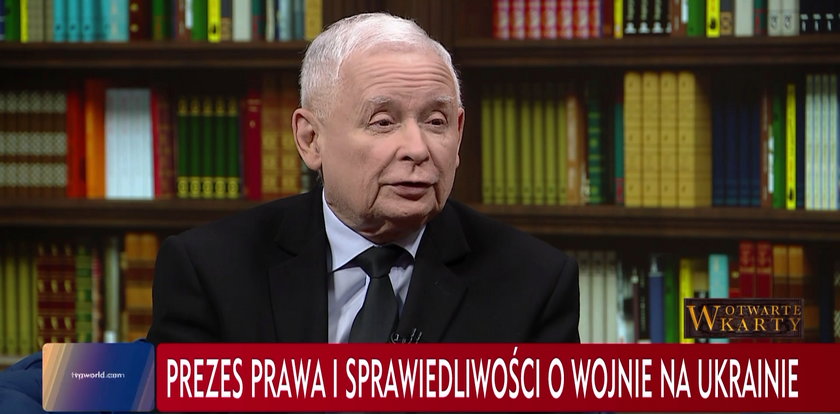 Prowadząca wywiad w ten sposób  przedstawiła Kaczyńskiego. Prezes PiS tylko się uśmiechnął