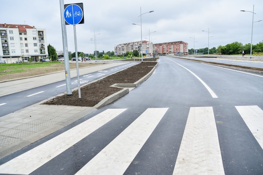 Bulevar Jovana Dučića, na kome su završeni radovi na proširenju i koji će spajati Novi Sad i Veternik