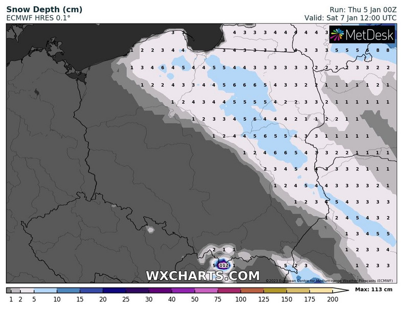 Jutro i w sobotę śnieg może pojawić się we wschodniej i północno-wschodniej Polsce