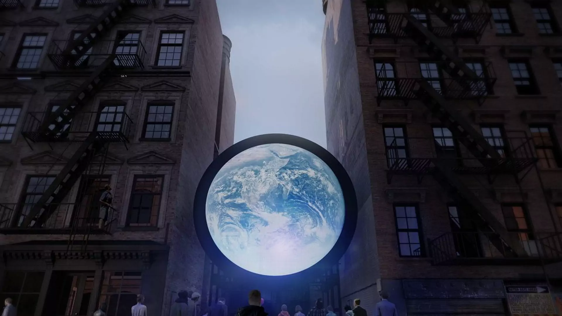 Ekran, który udaje Ziemię, stanie w sercu miasta. A na nim livestream z kosmosu