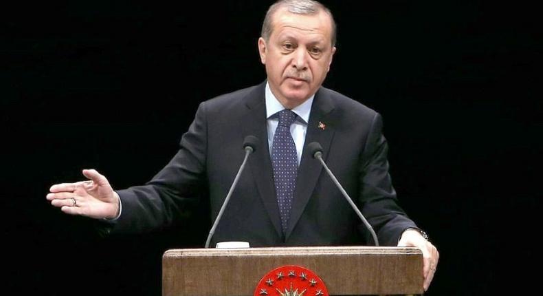 Turkish President Recep Tayyip Erdogan