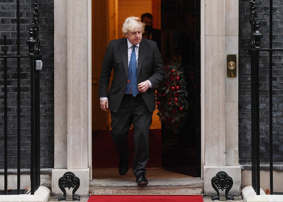 Boris Johnson na Downing Street 10