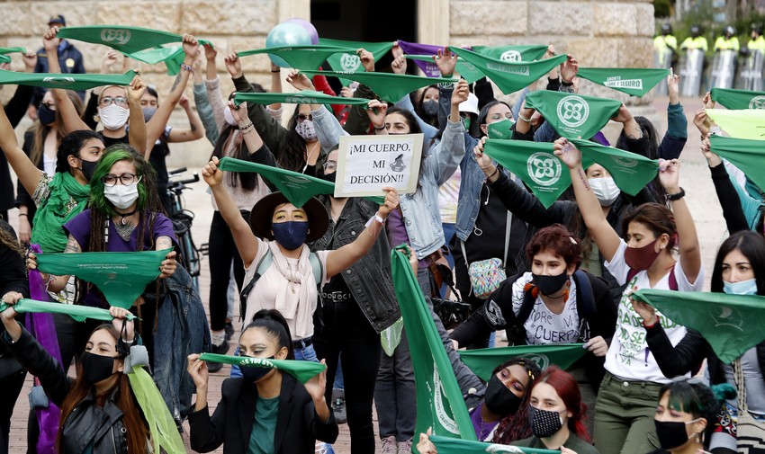 Protesti žena zbog zakona o abortusu u Bogoti u septembru