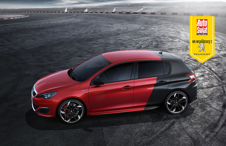 Peugeot 308 GTi z dwukolorowym lakierem Coupe Franche