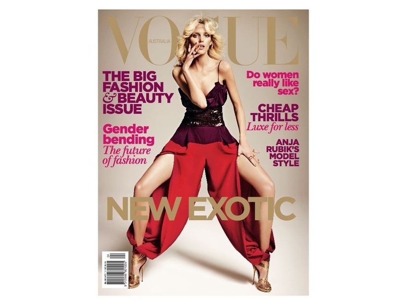 Anja Rubik dla Vogue Australia