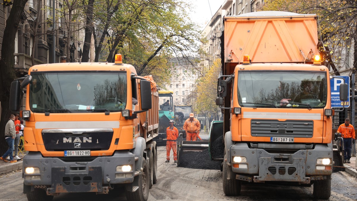 Radovi u Beogradu - ilustracija