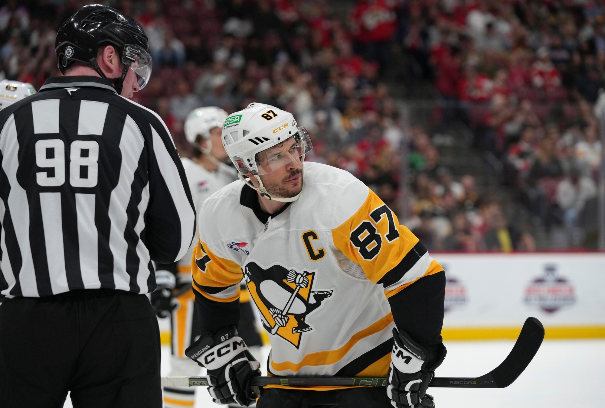 Kanadský hokejista Sidney Crosby (Pittsburgh Penguins).