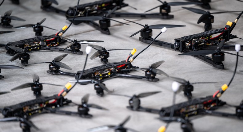 Robert Brovdi, commander of the special Madyar's Birds drone unit, said in the next six to eight months, human pilots won't be needed.Stanislav Ivanov/Global Images Ukraine via Getty Images