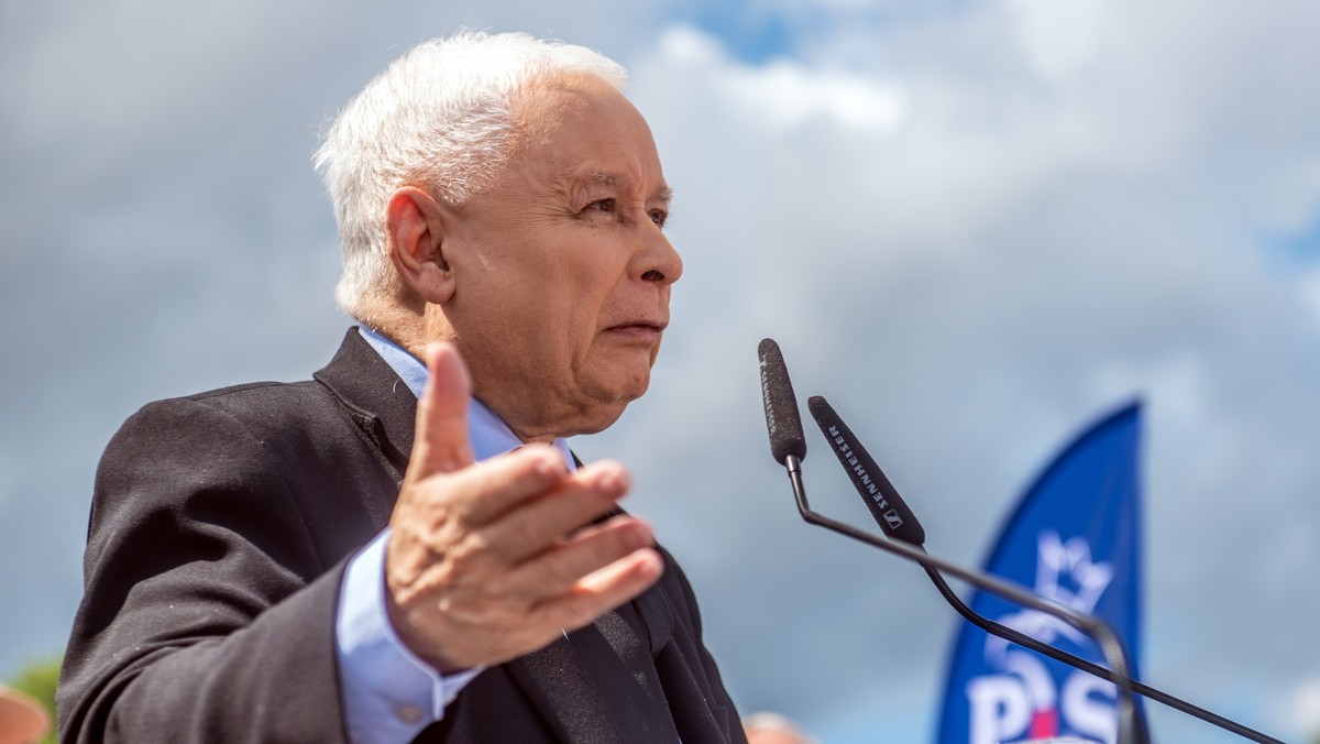 Prezes PiS Jarosław Kaczyński