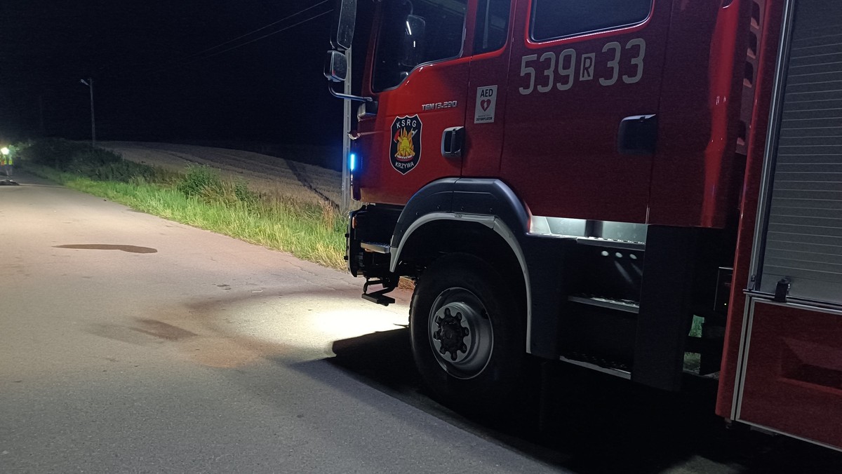 Tragedia na Podkarpaciu. Auto wjechało w ludzi, jedna osoba nie żyje