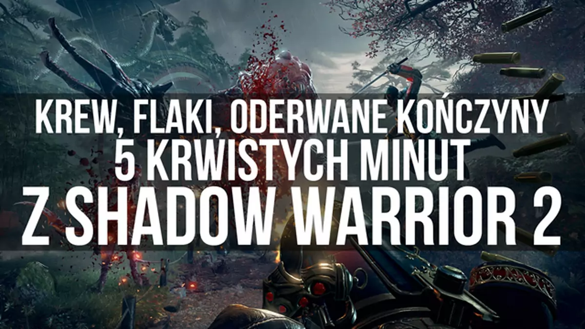 Krew, flaki, oderwane kończyny - 5 krwistych minut z Shadow Warrior 2