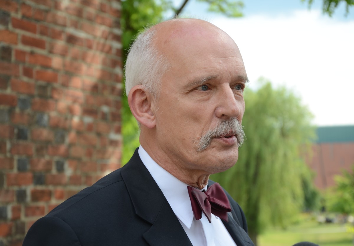 Janusz Korwin Mikke, lider Nowej Prawicy