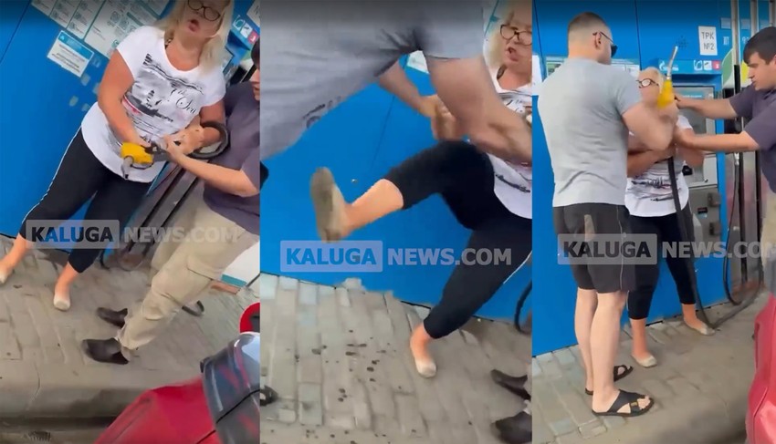 Rusi se tuku dok čekaju u kilometarskim kolonama kod benzinskih pumpi širom Rusije