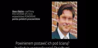 Nagrali pracodawcę z Niemiec. „Polacy to cwele i idioci. Rozstrzelałbym”